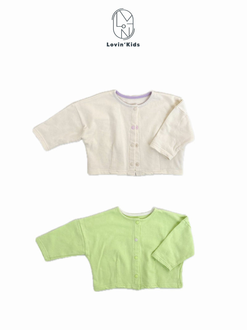 Lovin - Korean Baby Fashion - #babyboutique - Snap Cardigan