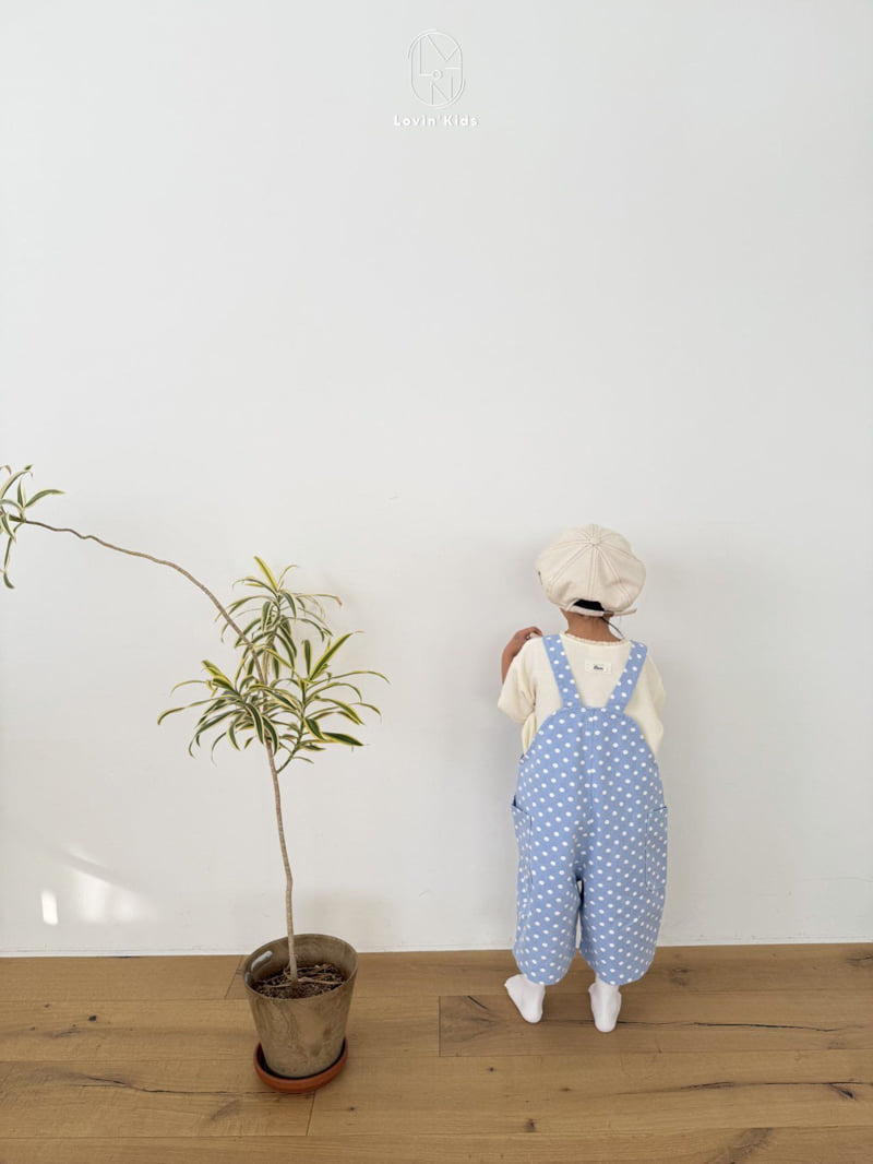 Lovin - Korean Baby Fashion - #babyboutique - Dot Short Overalls - 12