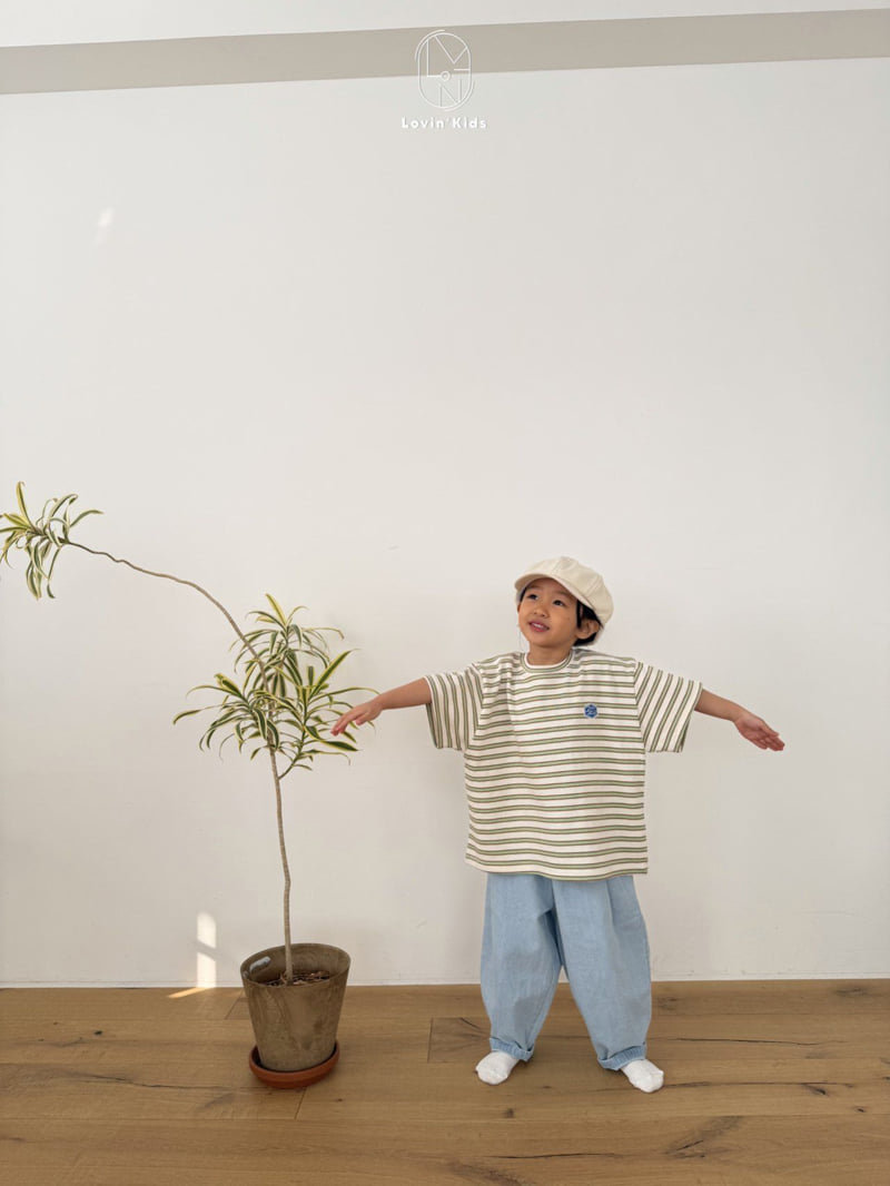 Lovin - Korean Baby Fashion - #babyboutique - Bucket Stripe Tee - 10