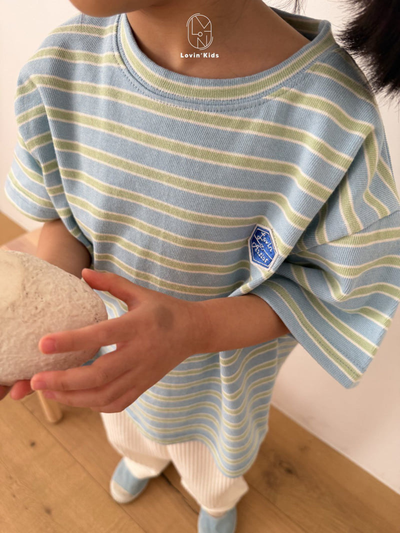 Lovin - Korean Baby Fashion - #babyboutique - Bucket Stripe Tee - 9