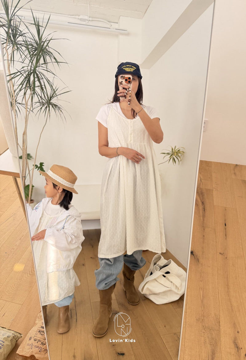 Lovin - Korean Baby Fashion - #babyboutique - Dobby Shirring One-piece - 11