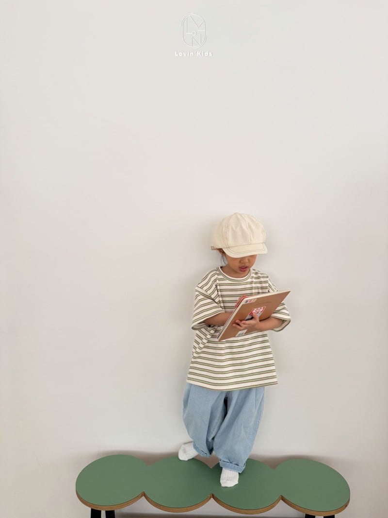 Lovin - Korean Baby Fashion - #babyboutiqueclothing - Bucket Stripe Tee - 11