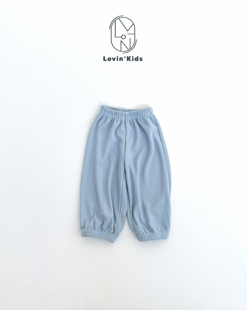 Lovin - Korean Baby Fashion - #babyclothing - Ribbed Jogger Pants - 4