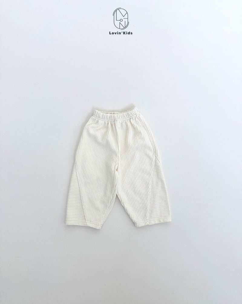 Lovin - Korean Baby Fashion - #babyfashion - Ribbed Triangle Pants - 4
