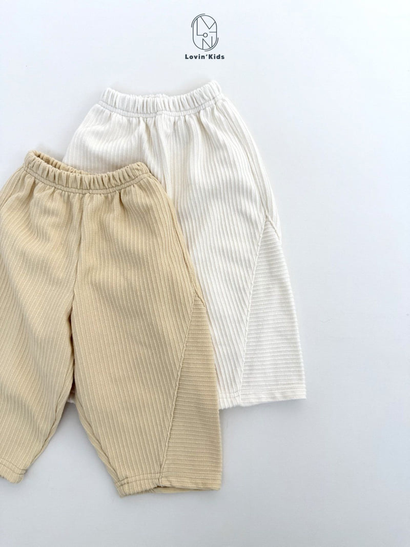 Lovin - Korean Baby Fashion - #babygirlfashion - Ribbed Triangle Pants - 5