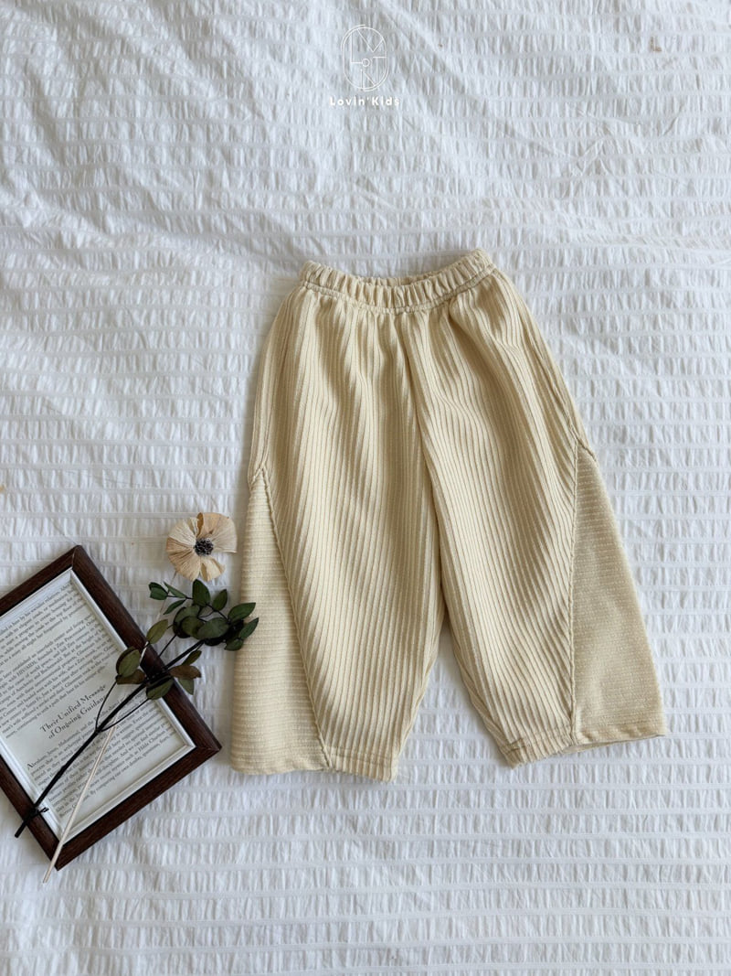 Lovin - Korean Baby Fashion - #babylifestyle - Ribbed Triangle Pants - 6