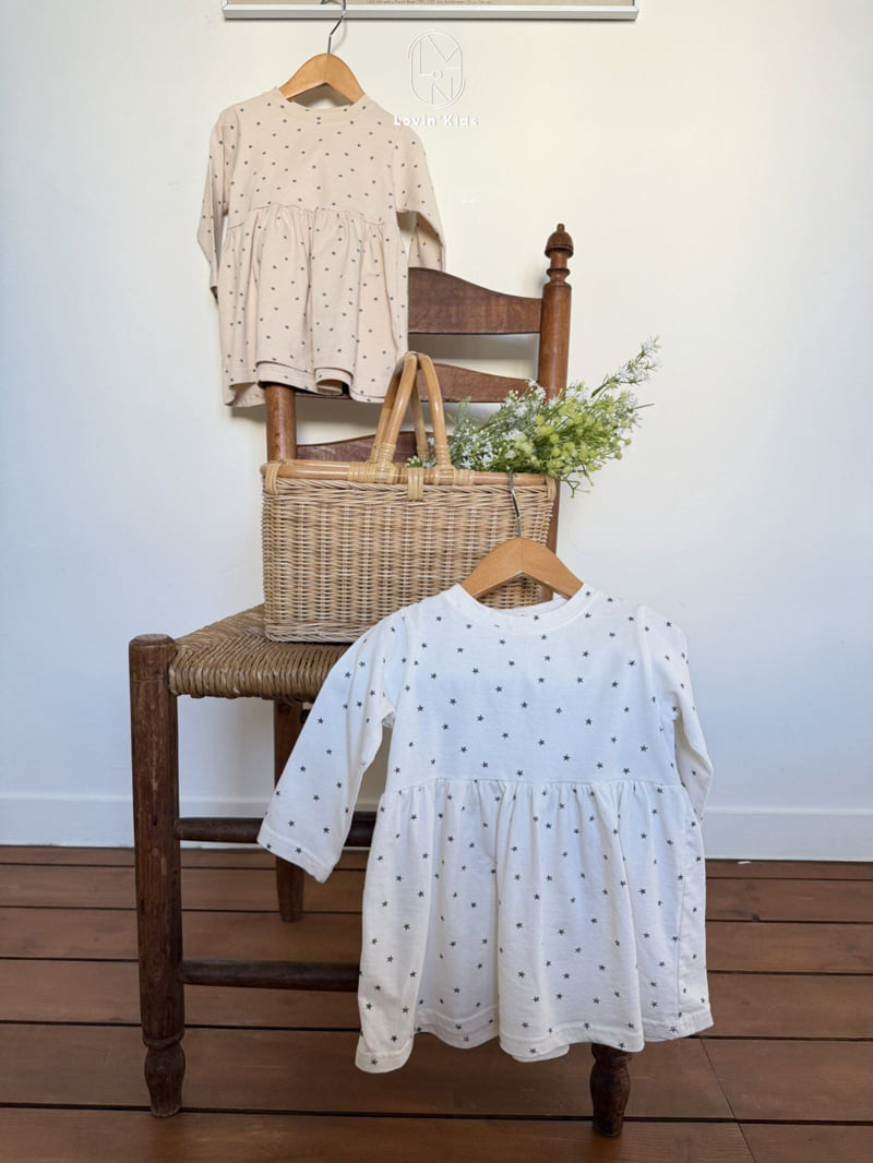 Lovin - Korean Baby Fashion - #babyoninstagram - Little Star One-piece - 6