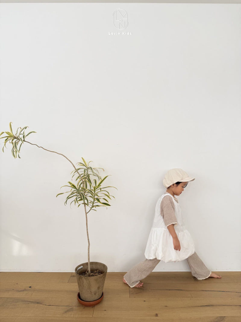 Lovin - Korean Baby Fashion - #babyootd - Waffle Bootcut Pants - 12