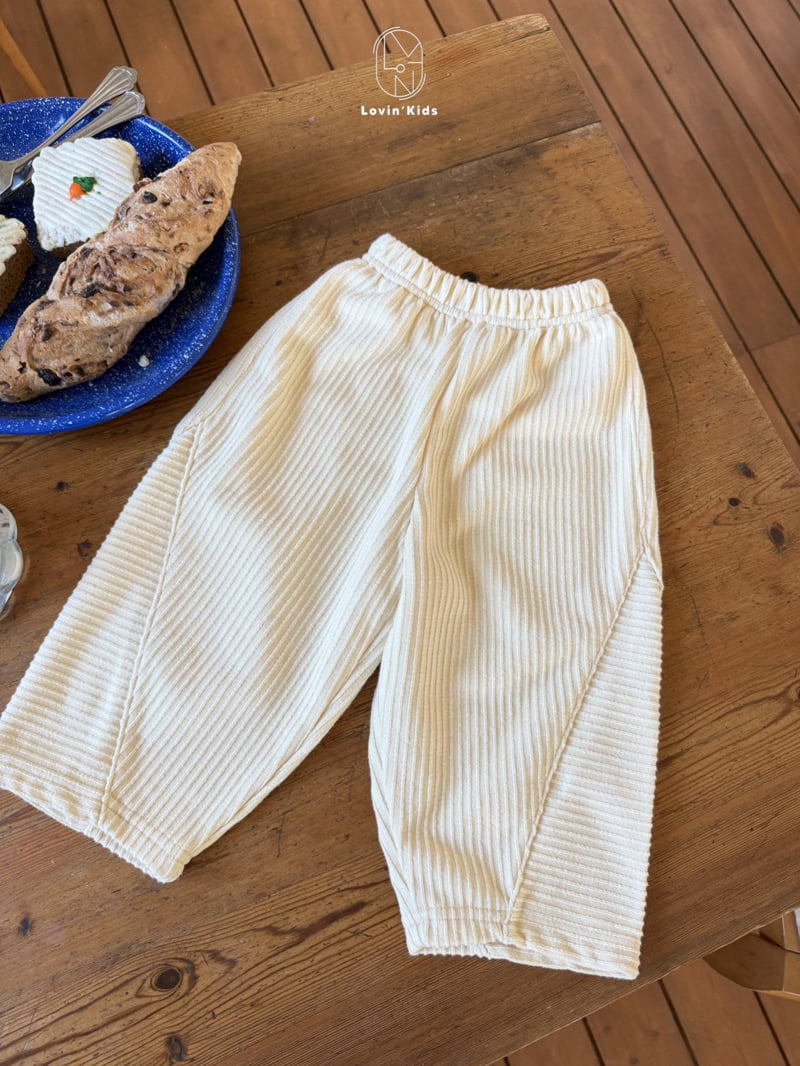 Lovin - Korean Baby Fashion - #babyootd - Ribbed Triangle Pants - 8