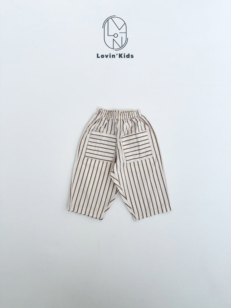 Lovin - Korean Baby Fashion - #babyootd - Rail Pocket Pants - 3