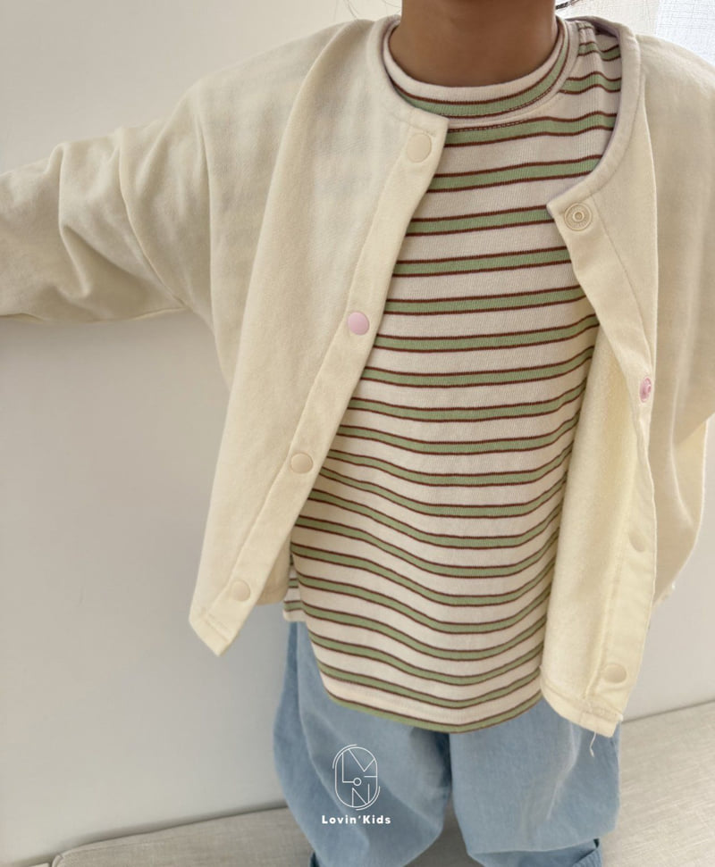 Lovin - Korean Baby Fashion - #babyoutfit - Snap Cardigan - 10