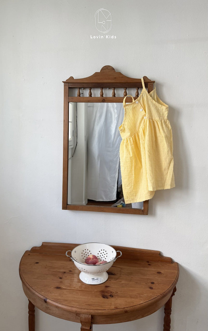 Lovin - Korean Baby Fashion - #babyoutfit - Dobby Shirring One-piece - 5