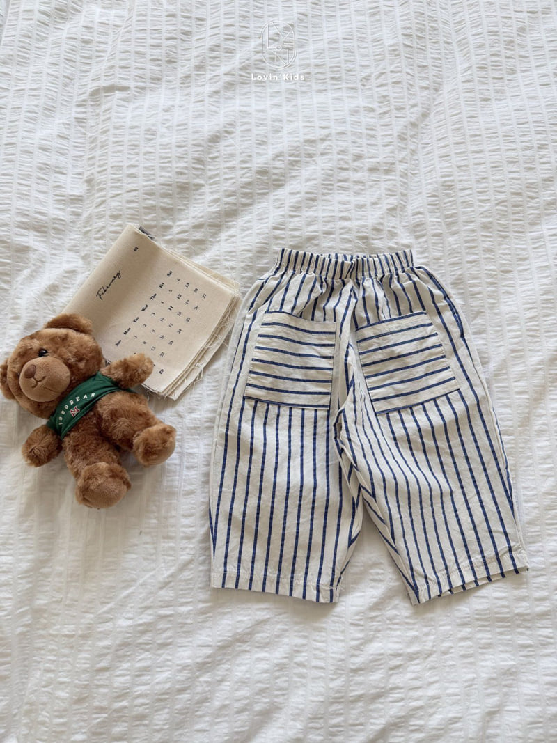 Lovin - Korean Baby Fashion - #babyoutfit - Rail Pocket Pants - 5