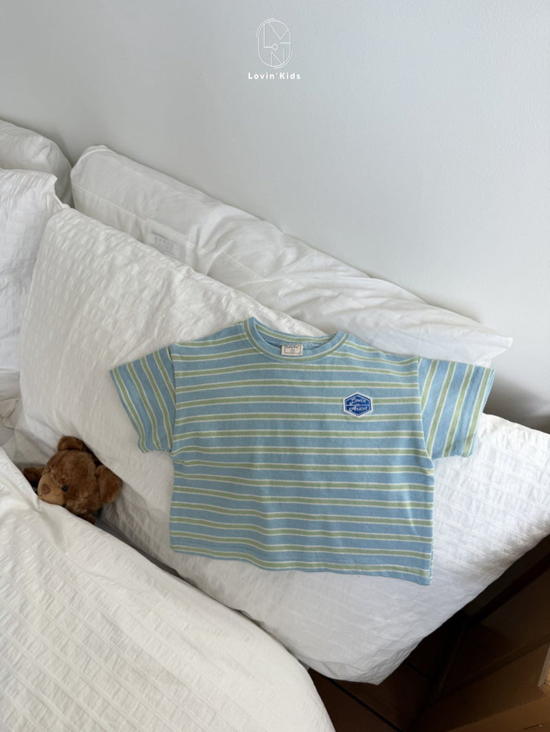 Lovin - Korean Baby Fashion - #babywear - Bucket Stripe Tee - 6