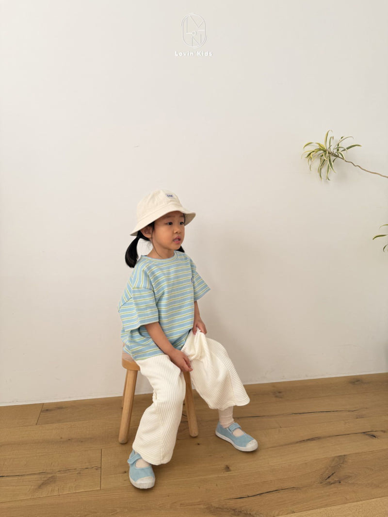 Lovin - Korean Baby Fashion - #onlinebabyboutique - Ribbed Triangle Pants - 12