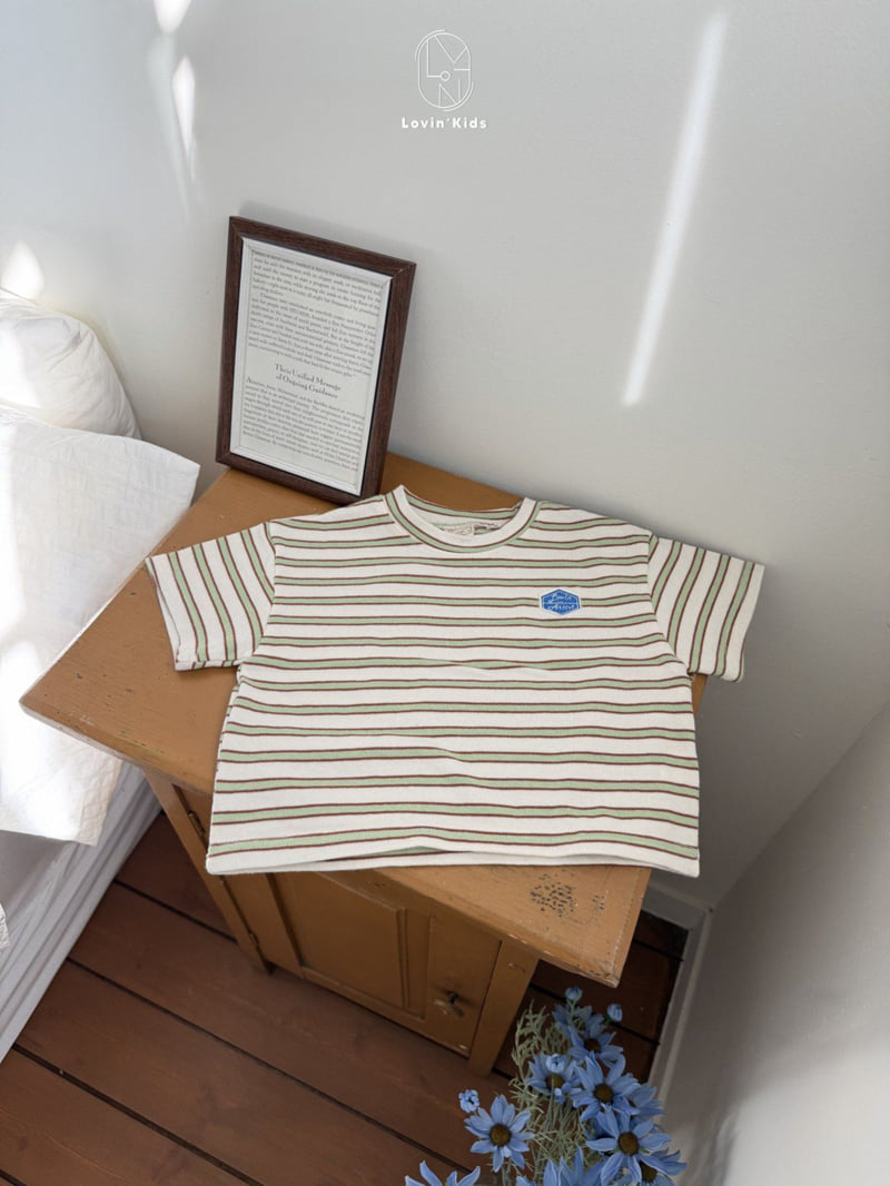 Lovin - Korean Baby Fashion - #onlinebabyboutique - Bucket Stripe Tee - 7