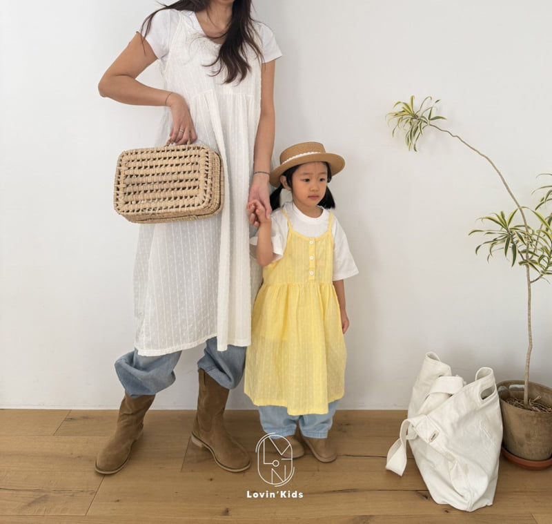 Lovin - Korean Baby Fashion - #smilingbaby - Dobby Shirring One-piece - 10
