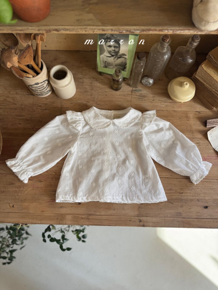 Marron - Korean Baby Fashion - #babyboutique - Star Blouse - 2