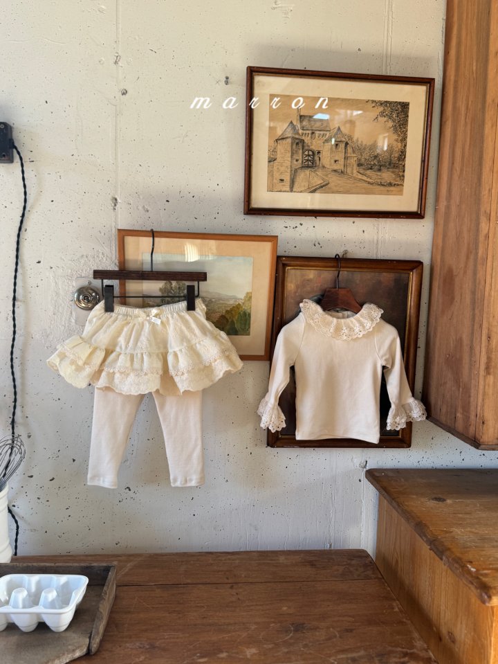 Marron - Korean Baby Fashion - #babyboutique - Lace Tutu Leggings - 11