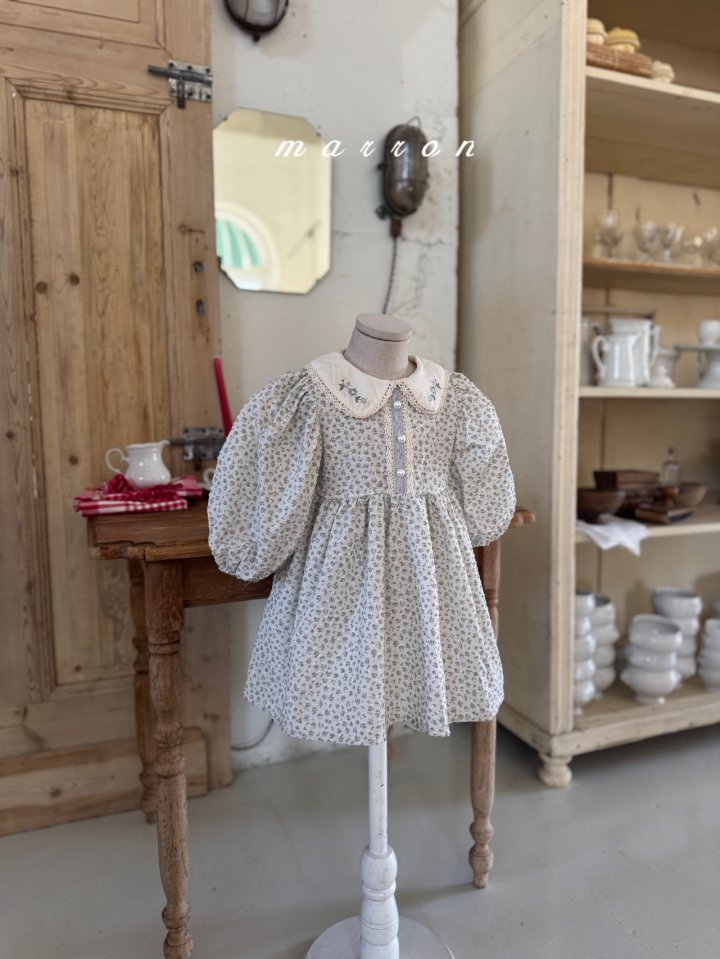 Marron - Korean Baby Fashion - #babyboutique - Mimosa One-piece - 5