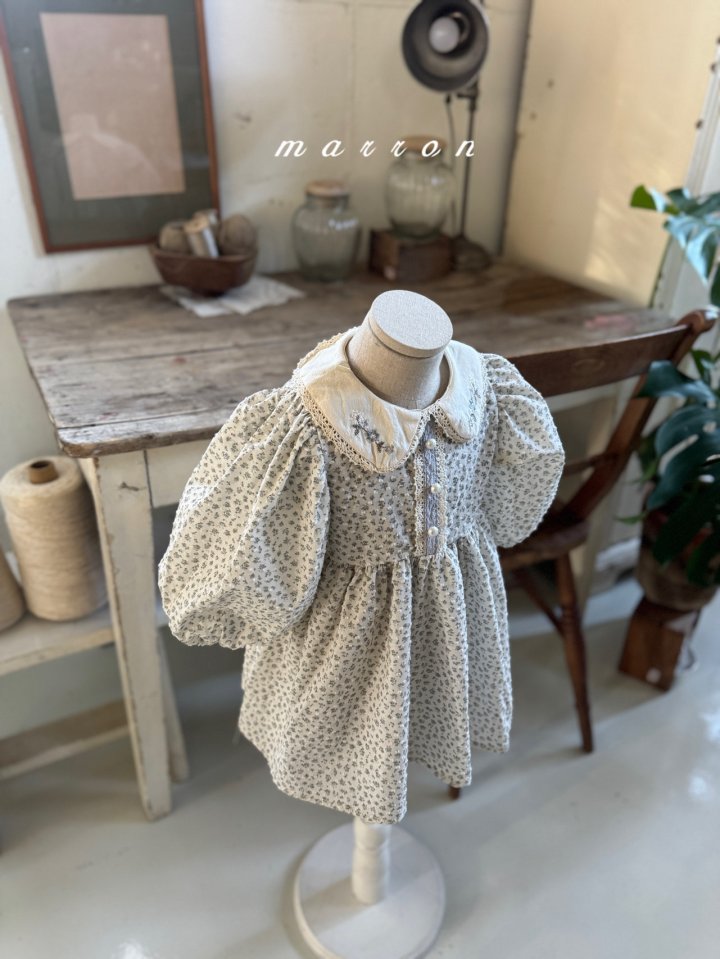 Marron - Korean Baby Fashion - #babyboutique - Mimosa One-piece - 6