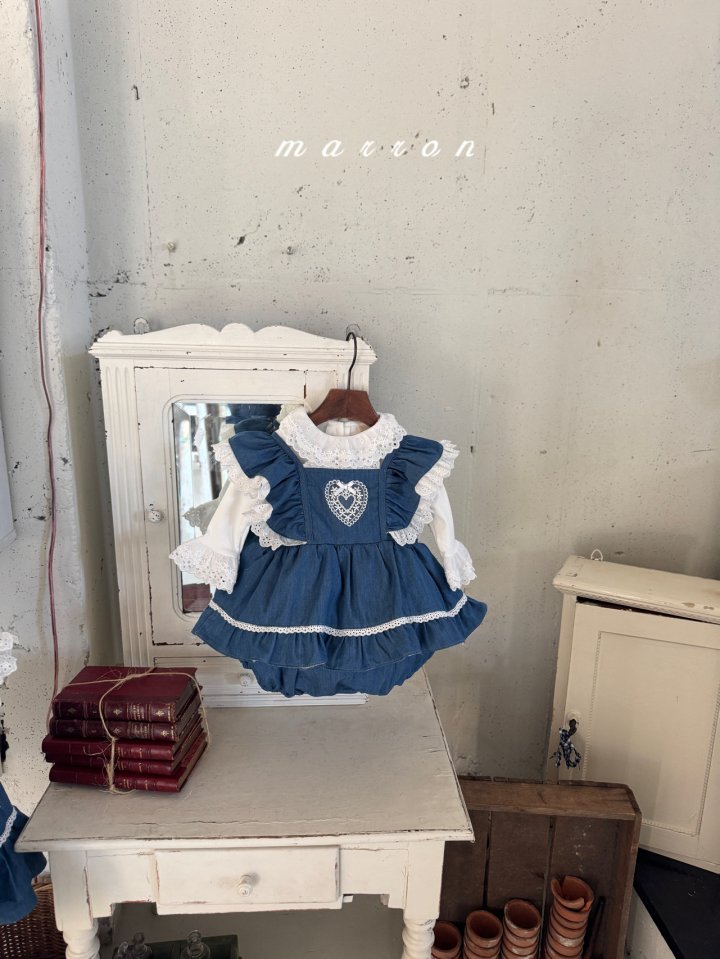 Marron - Korean Baby Fashion - #babyboutique - Heart Suit - 9