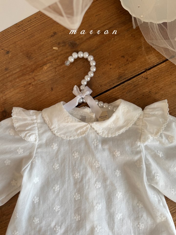 Marron - Korean Baby Fashion - #babyboutiqueclothing - Star Blouse - 3