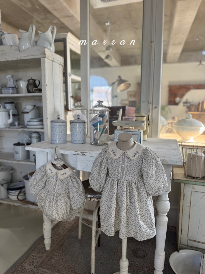 Marron - Korean Baby Fashion - #babyboutiqueclothing - Mimosa One-piece - 7