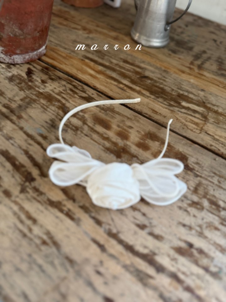 Marron - Korean Baby Fashion - #babyboutiqueclothing - Rose Hairband - 3