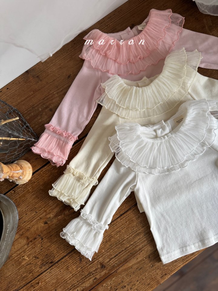 Marron - Korean Baby Fashion - #babyclothing - Stella Tee - 8