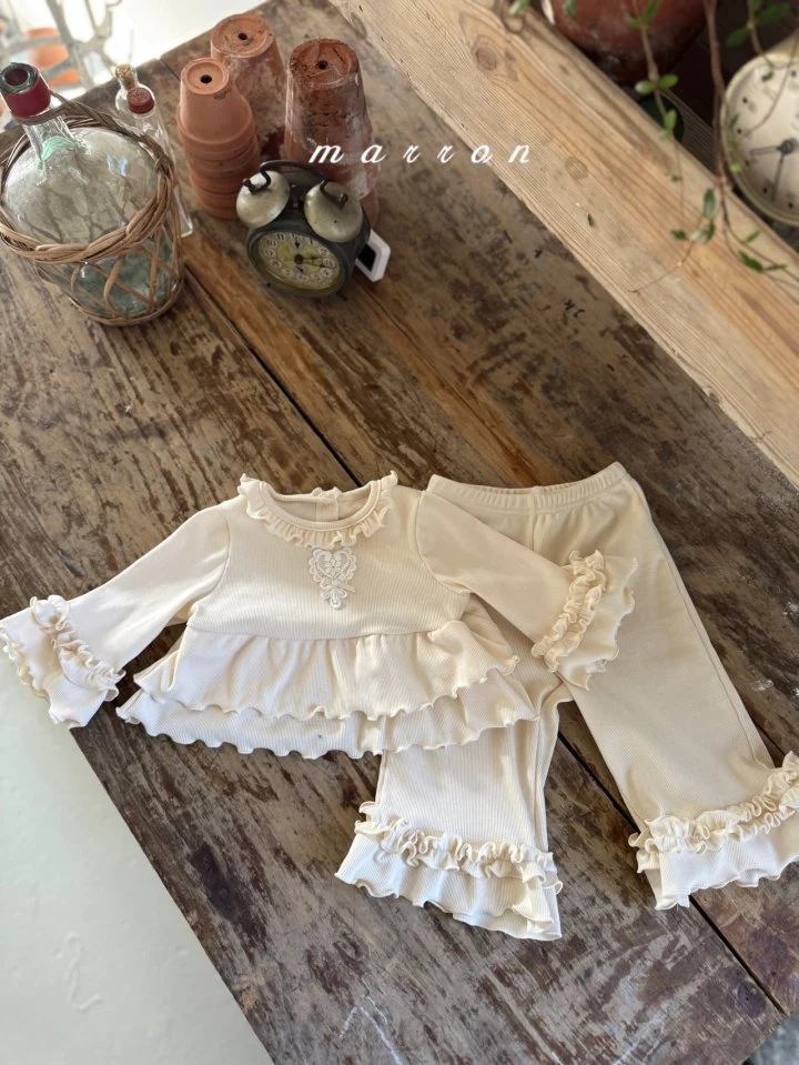Marron - Korean Baby Fashion - #babyclothing - Berry Set-up - 6