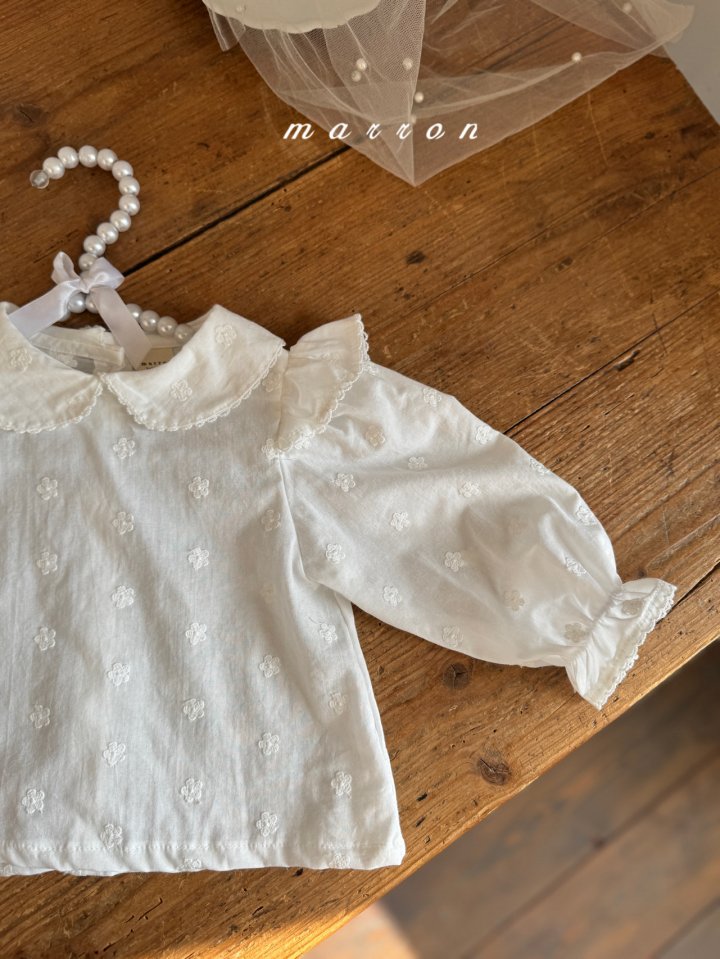 Marron - Korean Baby Fashion - #babyboutiqueclothing - Star Blouse - 4