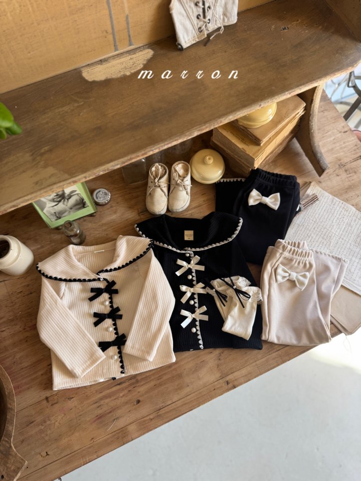 Marron - Korean Baby Fashion - #babyclothing - Ribbon Socks - 8
