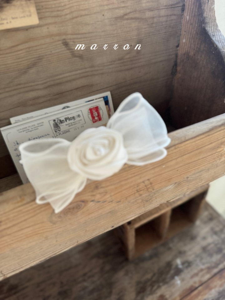 Marron - Korean Baby Fashion - #babyboutiqueclothing - Rose Hairband - 4