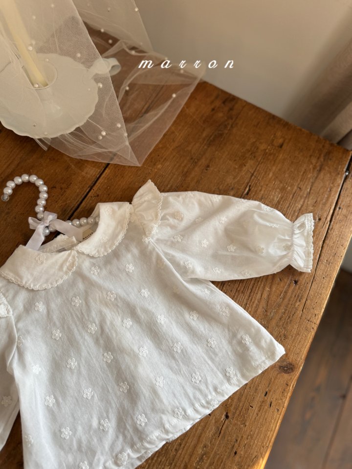 Marron - Korean Baby Fashion - #babyfashion - Star Blouse - 5