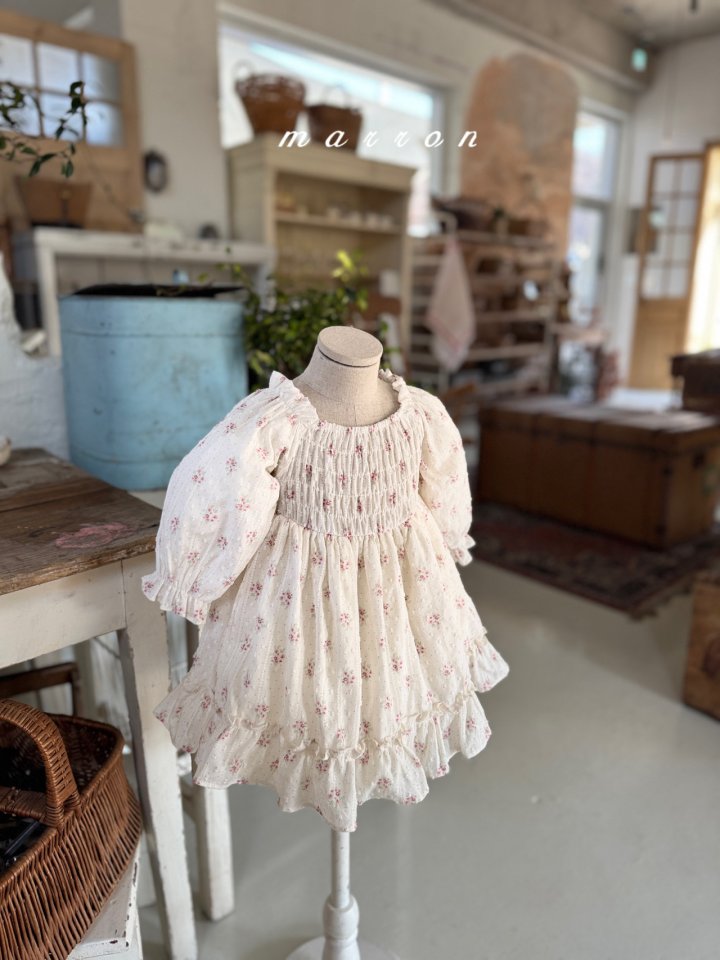 Marron - Korean Baby Fashion - #babyfashion - Spring One-piece - 7
