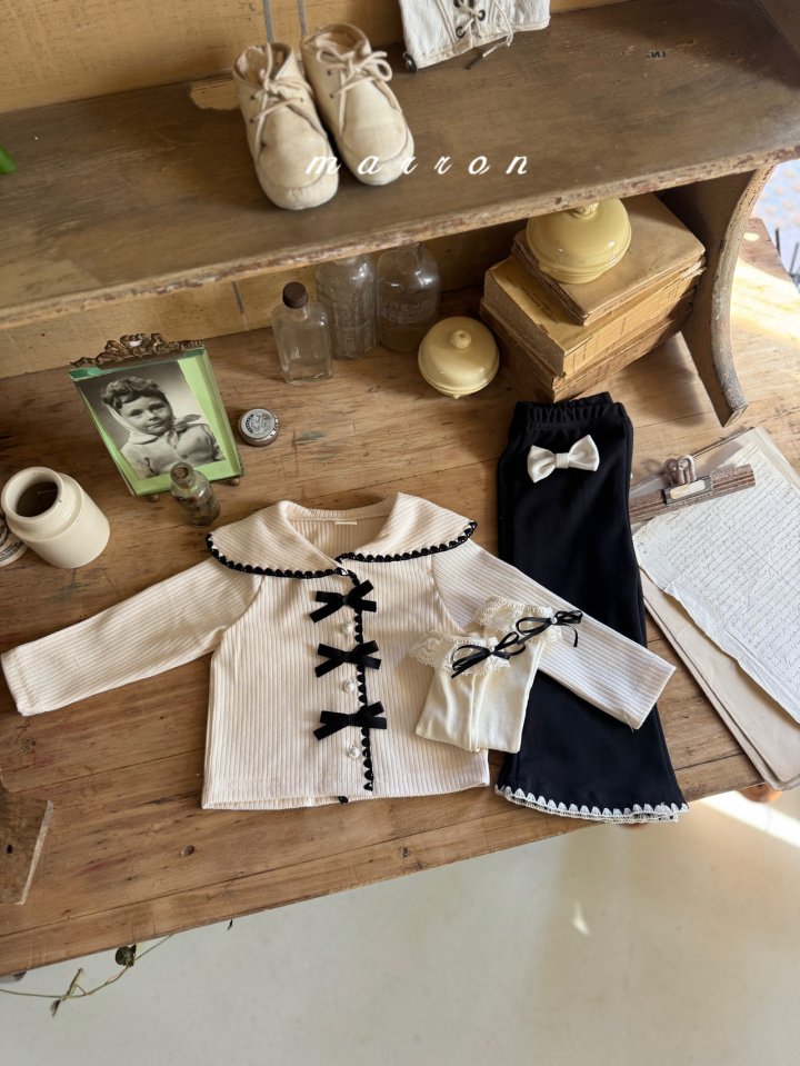 Marron - Korean Baby Fashion - #babyfashion - Ribbon Socks - 9