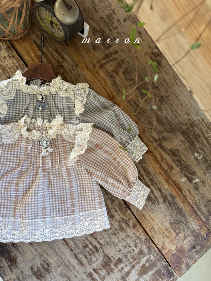 Marron - Korean Baby Fashion - #babyclothing - Victoria Brooch - 4