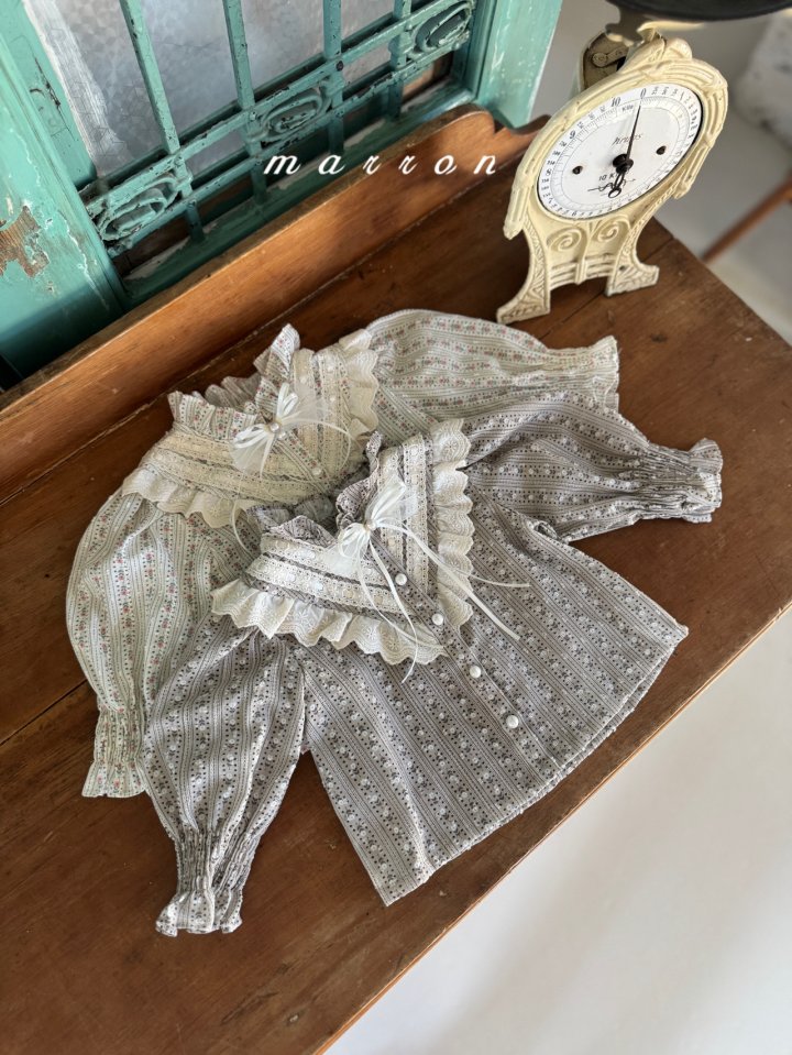 Marron - Korean Baby Fashion - #babyfashion - Pearl Ribbon Brooch - 3