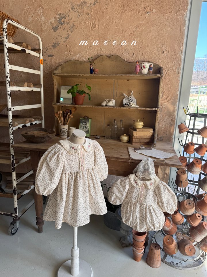 Marron - Korean Baby Fashion - #babyfever - Mimosa One-piece - 10