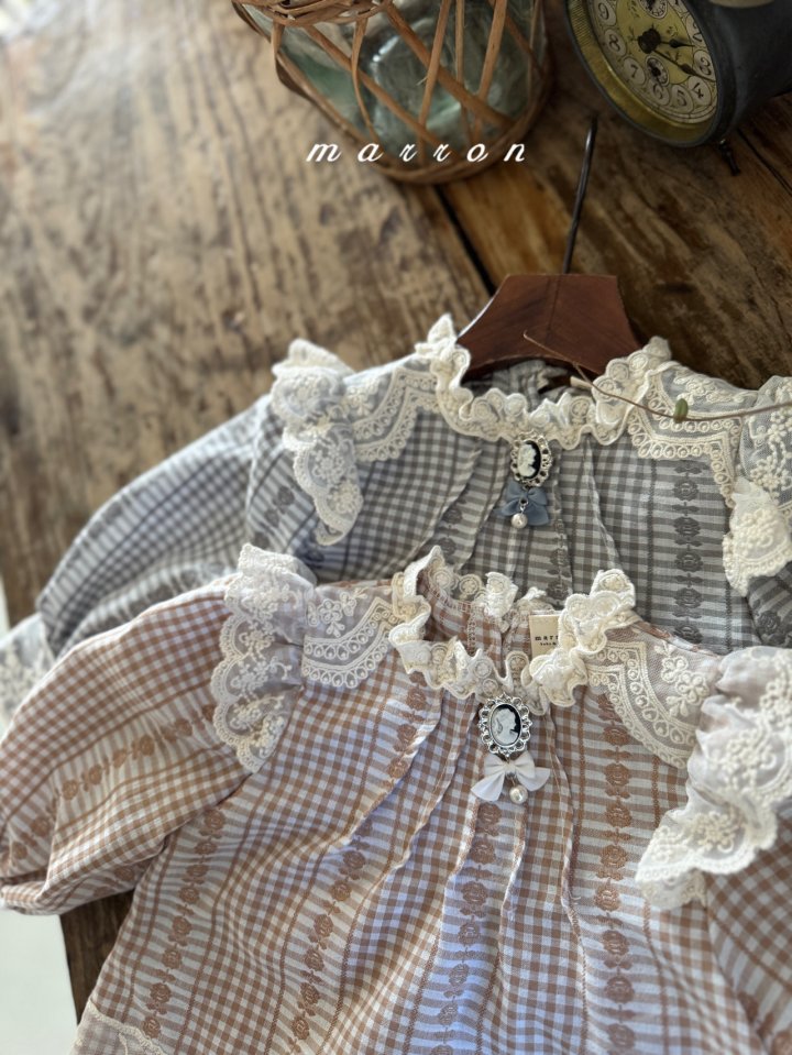 Marron - Korean Baby Fashion - #babyfever - Victoria Brooch - 5