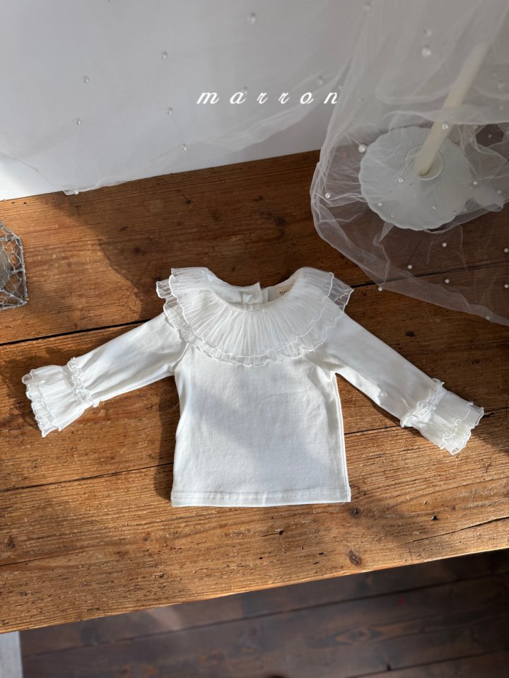 Marron - Korean Baby Fashion - #babygirlfashion - Stella Tee - 11
