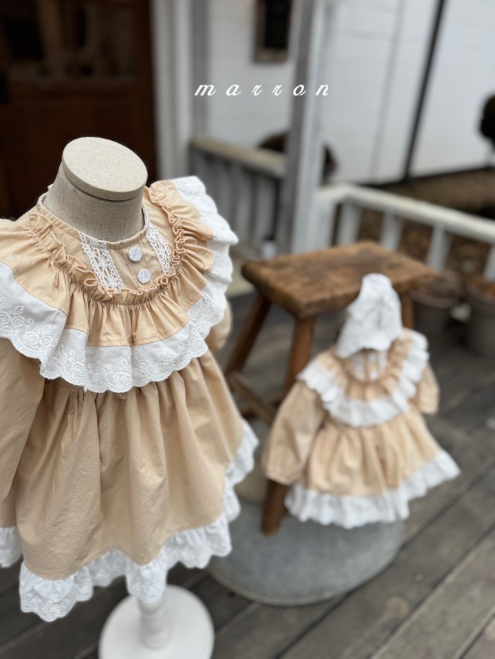 Marron - Korean Baby Fashion - #babygirlfashion - Agnes One-piece - 6