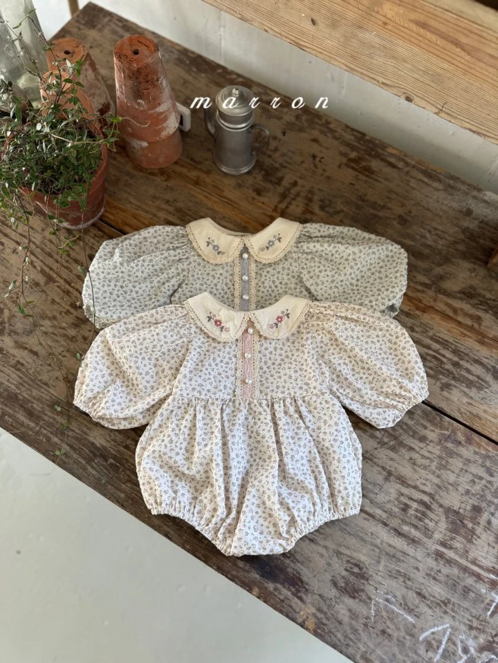 Marron - Korean Baby Fashion - #babygirlfashion - Mimosa Suit - 3