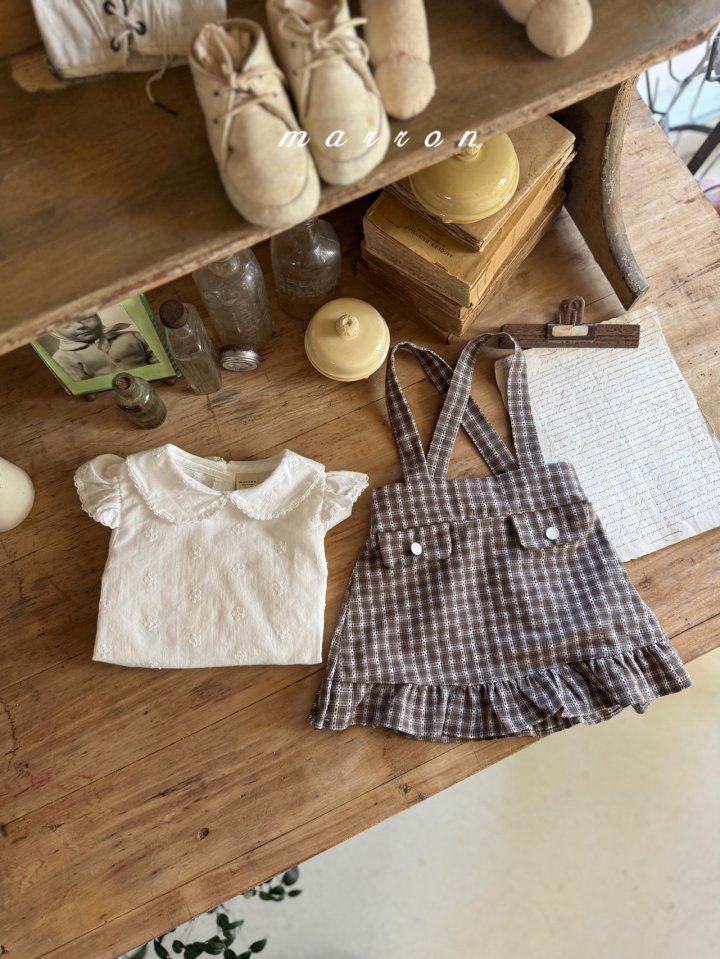 Marron - Korean Baby Fashion - #babylifestyle - Star Blouse - 8