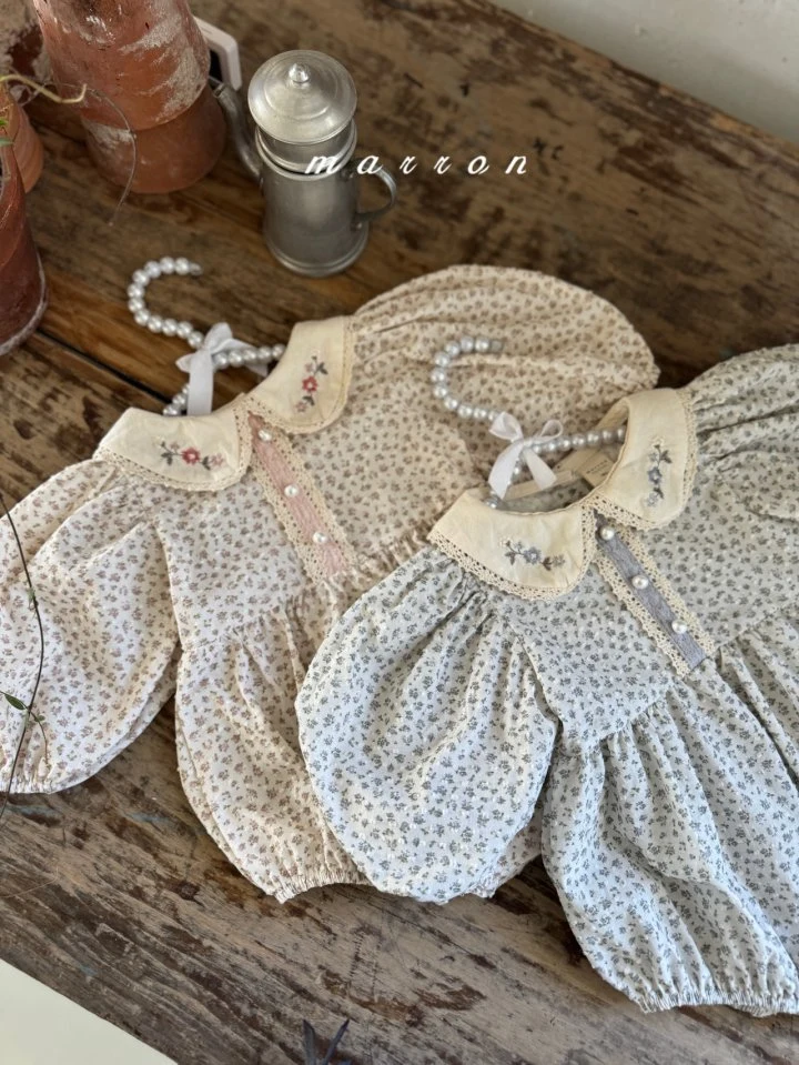 Marron - Korean Baby Fashion - #babygirlfashion - Mimosa Suit - 4