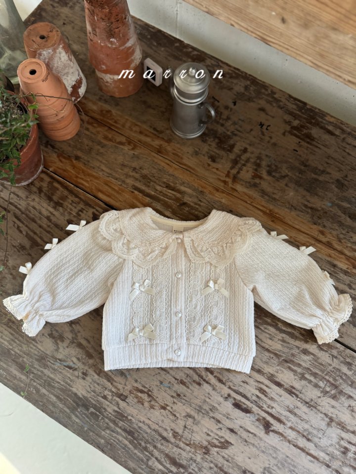 Marron - Korean Baby Fashion - #babyoninstagram - Celine Cardigan - 2
