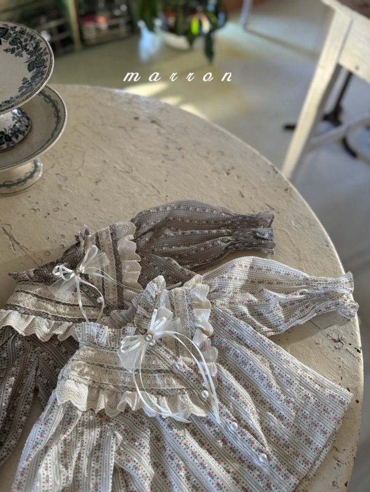 Marron - Korean Baby Fashion - #babyootd - Lulu Blouse (Brooch Not Included) - 9