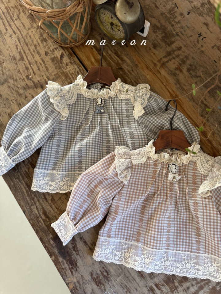Marron - Korean Baby Fashion - #babyootd - Victoria Brooch - 9