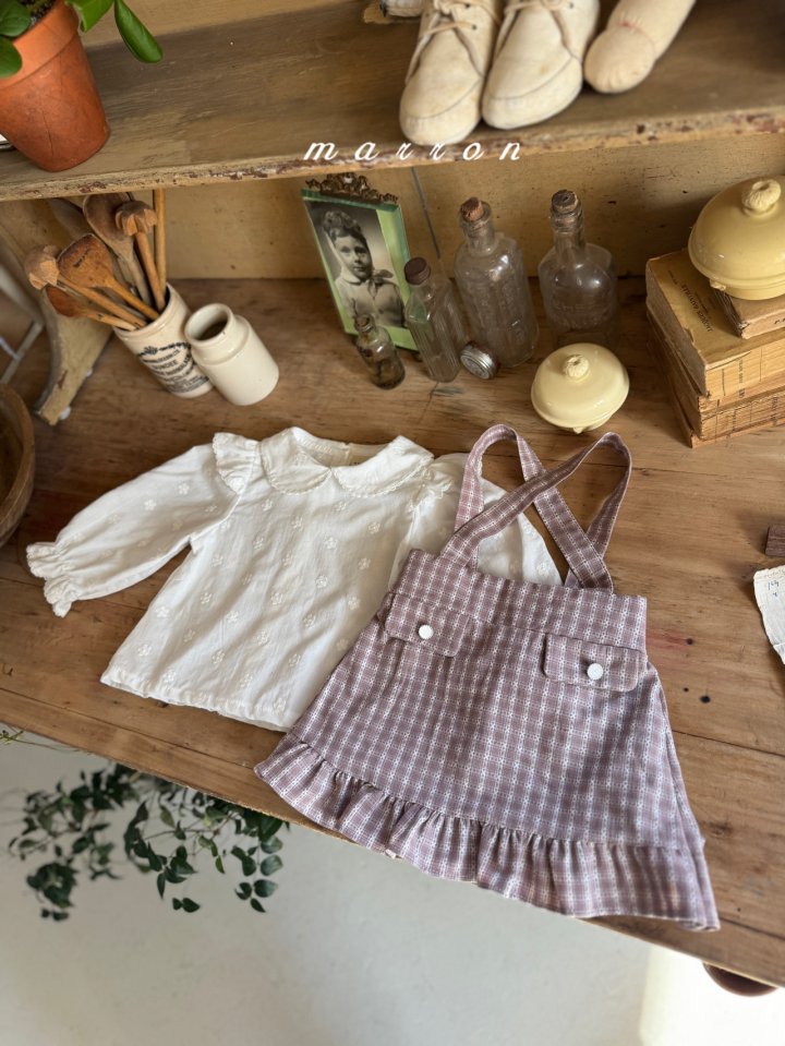 Marron - Korean Baby Fashion - #babyoutfit - Star Blouse - 11